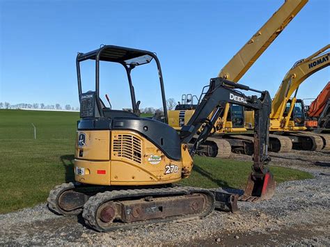 2014 john deere 27d mini excavator|john deere 27 excavator specs.